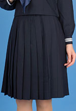 画像2: スクール紺プリーツスカート